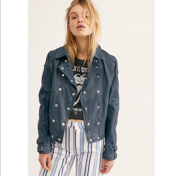 Free People Jackets & Blazers - Free People Avis Leather Jacket